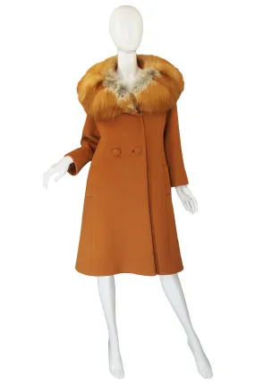 1950s Fur Collar & Wool Lilli Ann Coat