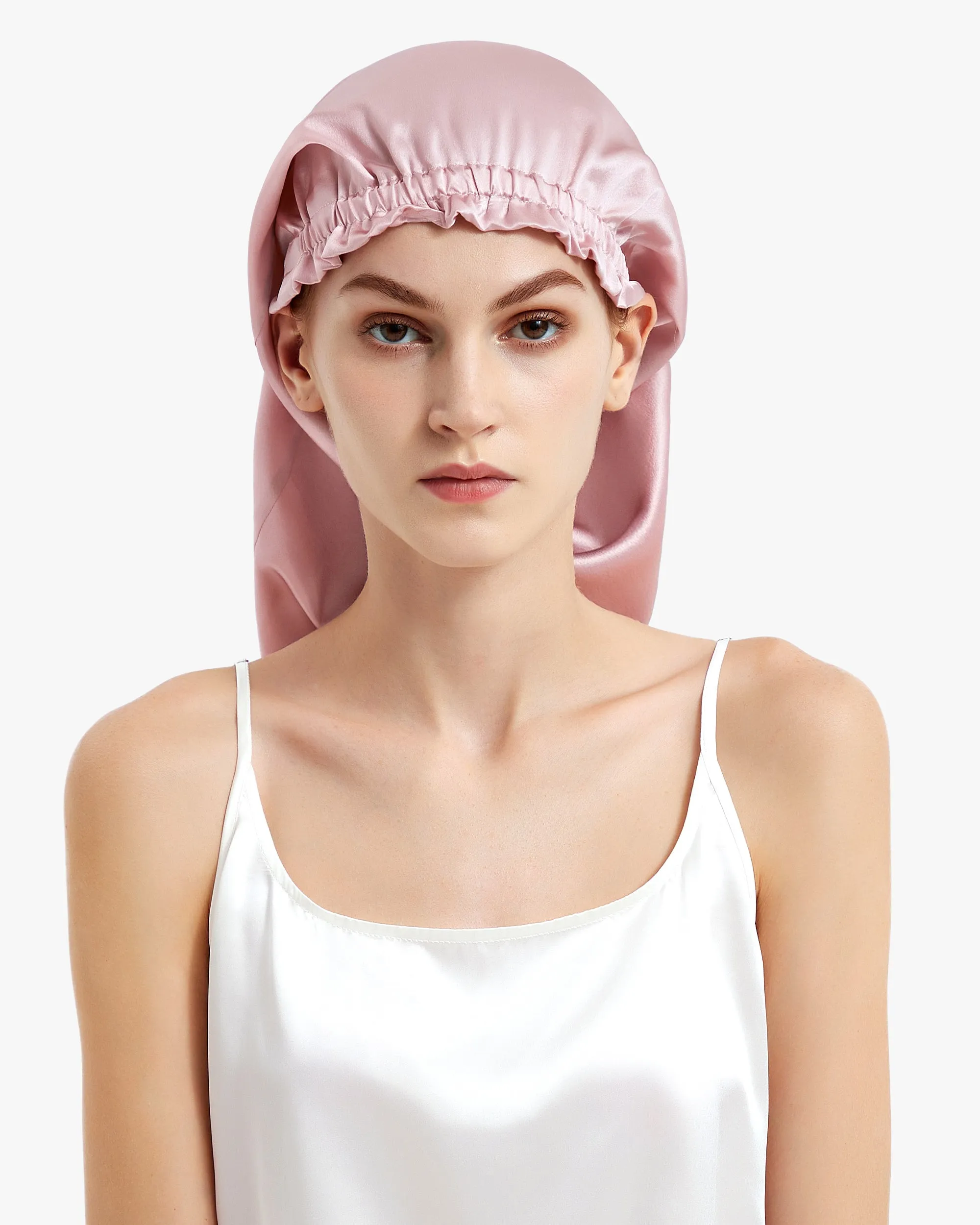 22 MM - Pure Long Silk Hair Bonnet