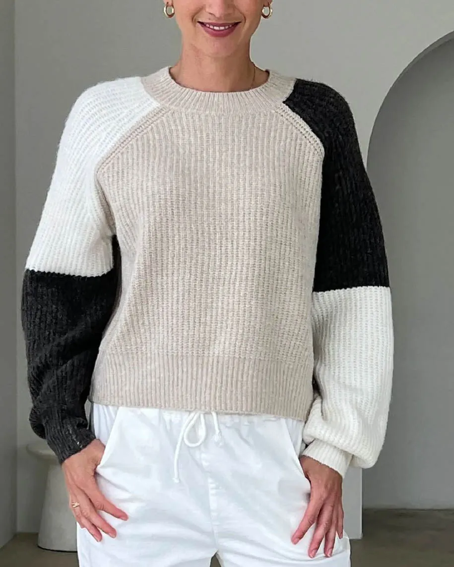 Abbey Block Knit