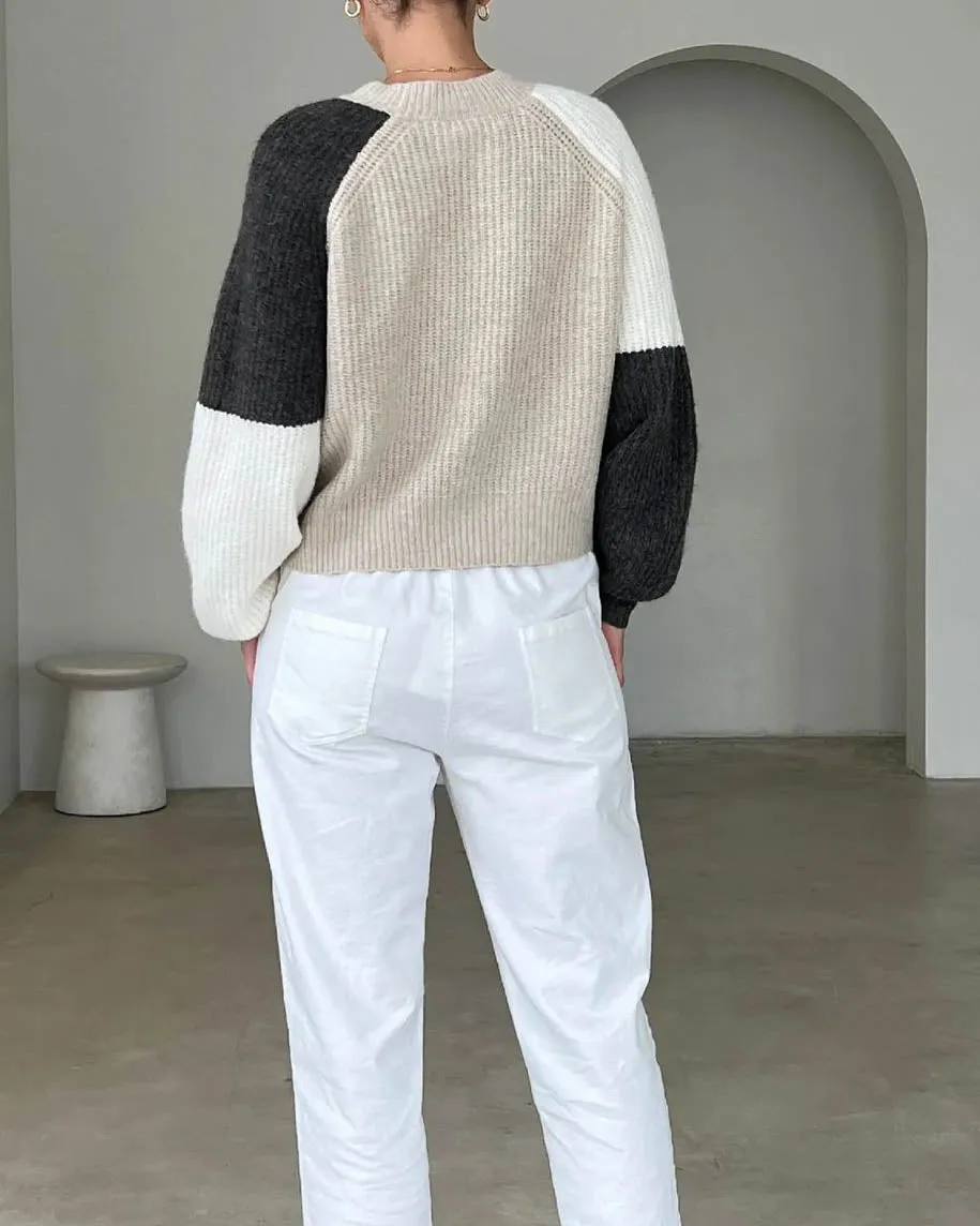 Abbey Block Knit