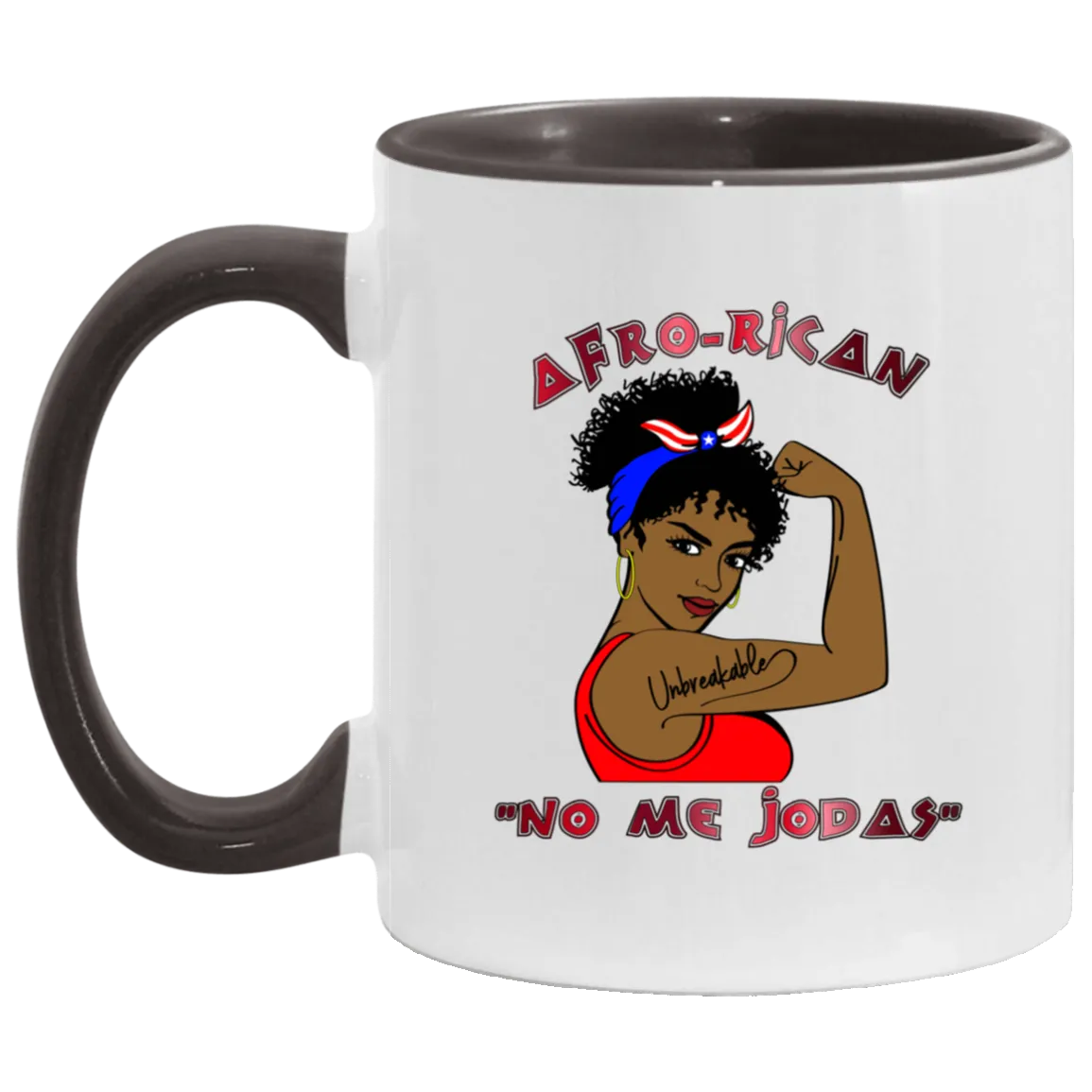 Afro-Rican "Don't Fck With Me" 11 oz. Accent Mug