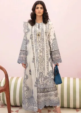 Afrozeh Embroidered Lawn Unstitched 3 Piece Suit - 05