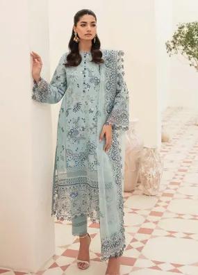 Afrozeh Embroidered Lawn Unstitched 3 Piece Suit - 10