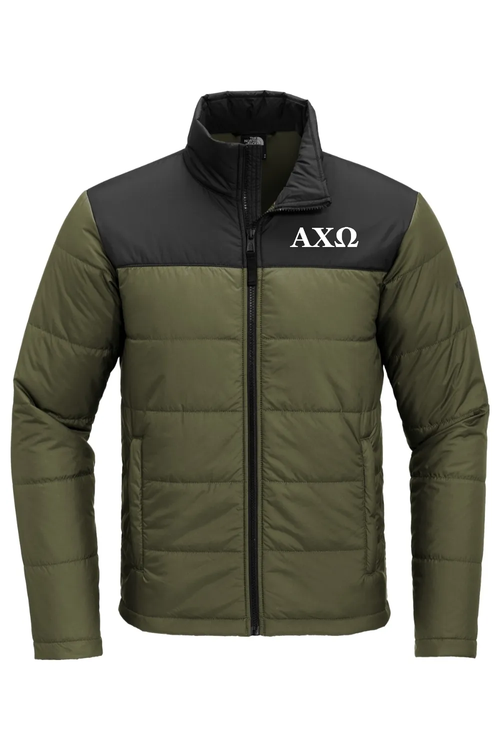 Alpha Chi Omega - North Face Everyday Insulated Jacket - White Embroidered Letters