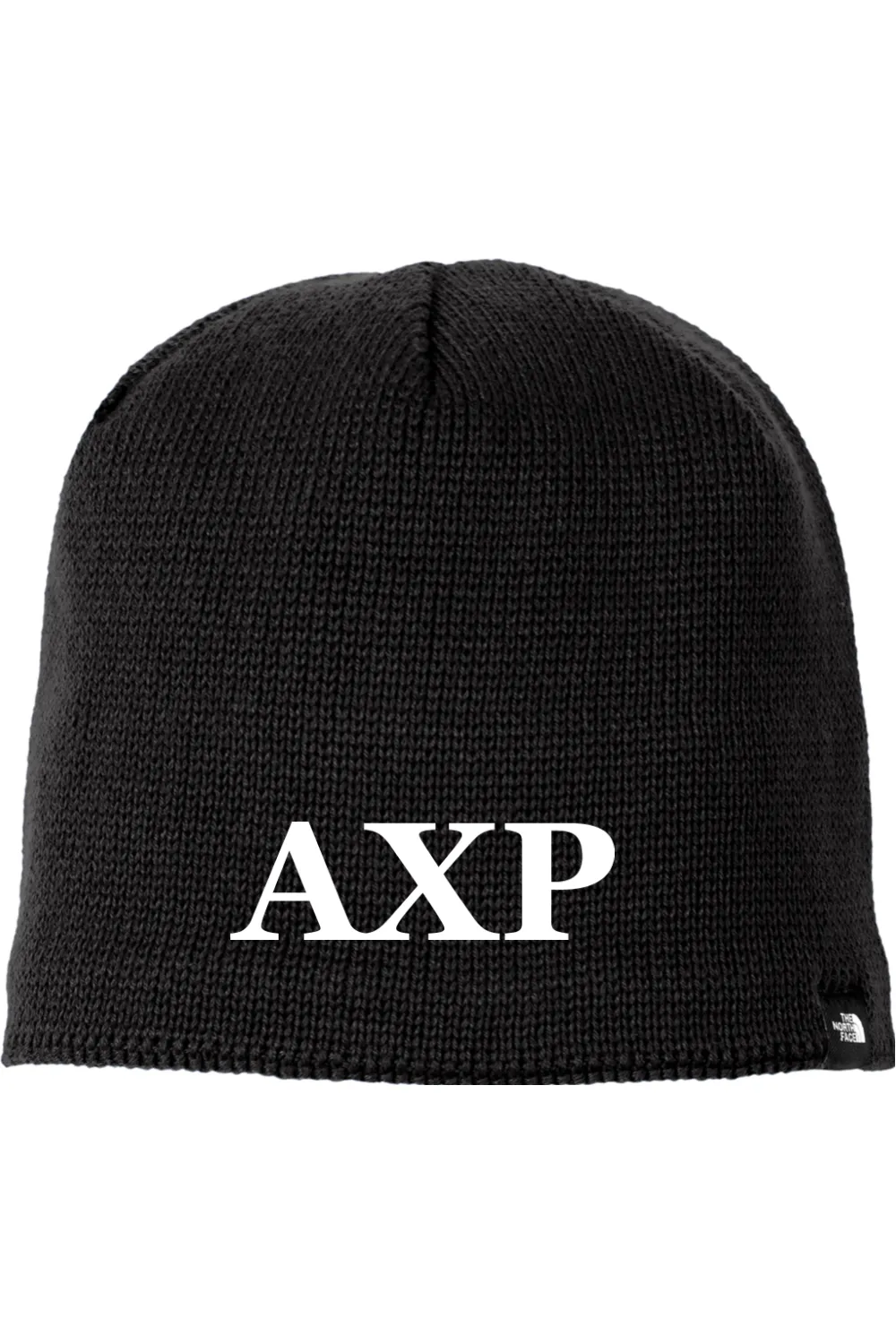 Alpha Chi Rho - North Face Mountain Beanie - White Embroidered Letters