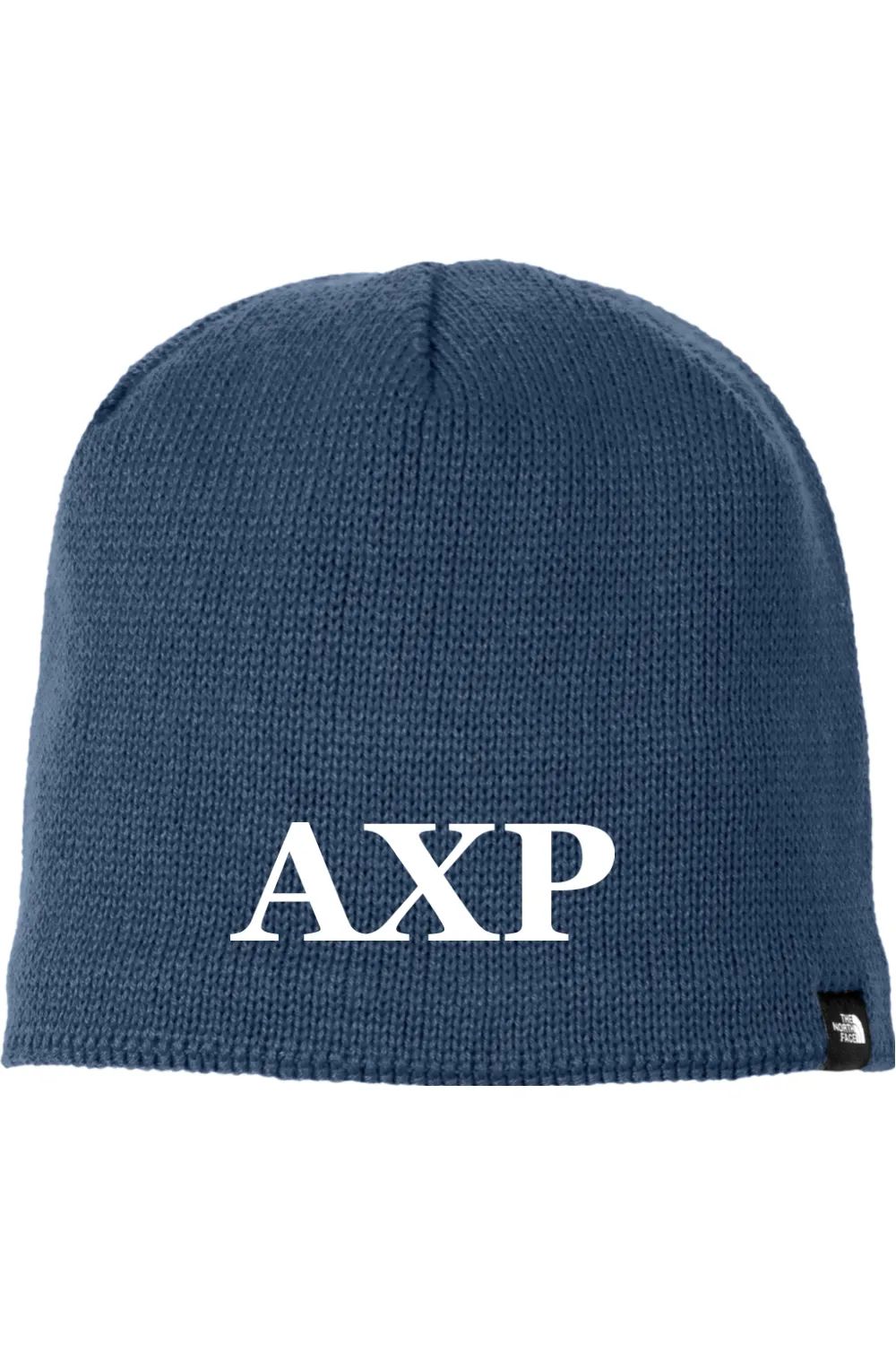 Alpha Chi Rho - North Face Mountain Beanie - White Embroidered Letters