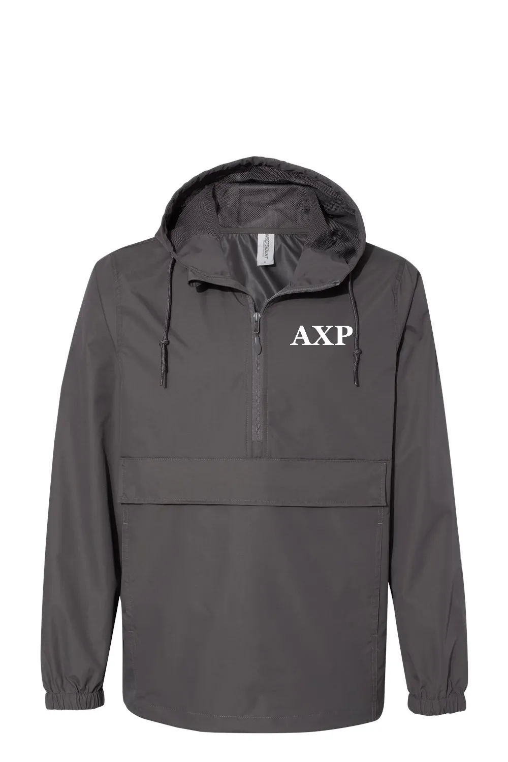 Alpha Chi Rho - Nylon Anorak - White Embroidered Letters