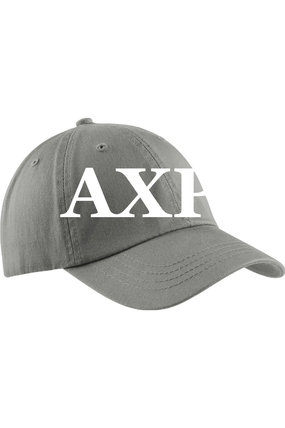 Alpha Chi Rho - Washed Twill Cap - White Embroidered Letters