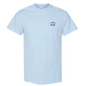 Alpha Delta Gamma Skeleton Slopes T-Shirt