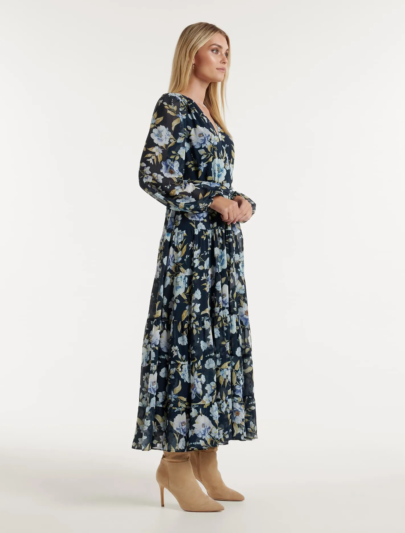 Amelie Tiered Maxi Dress