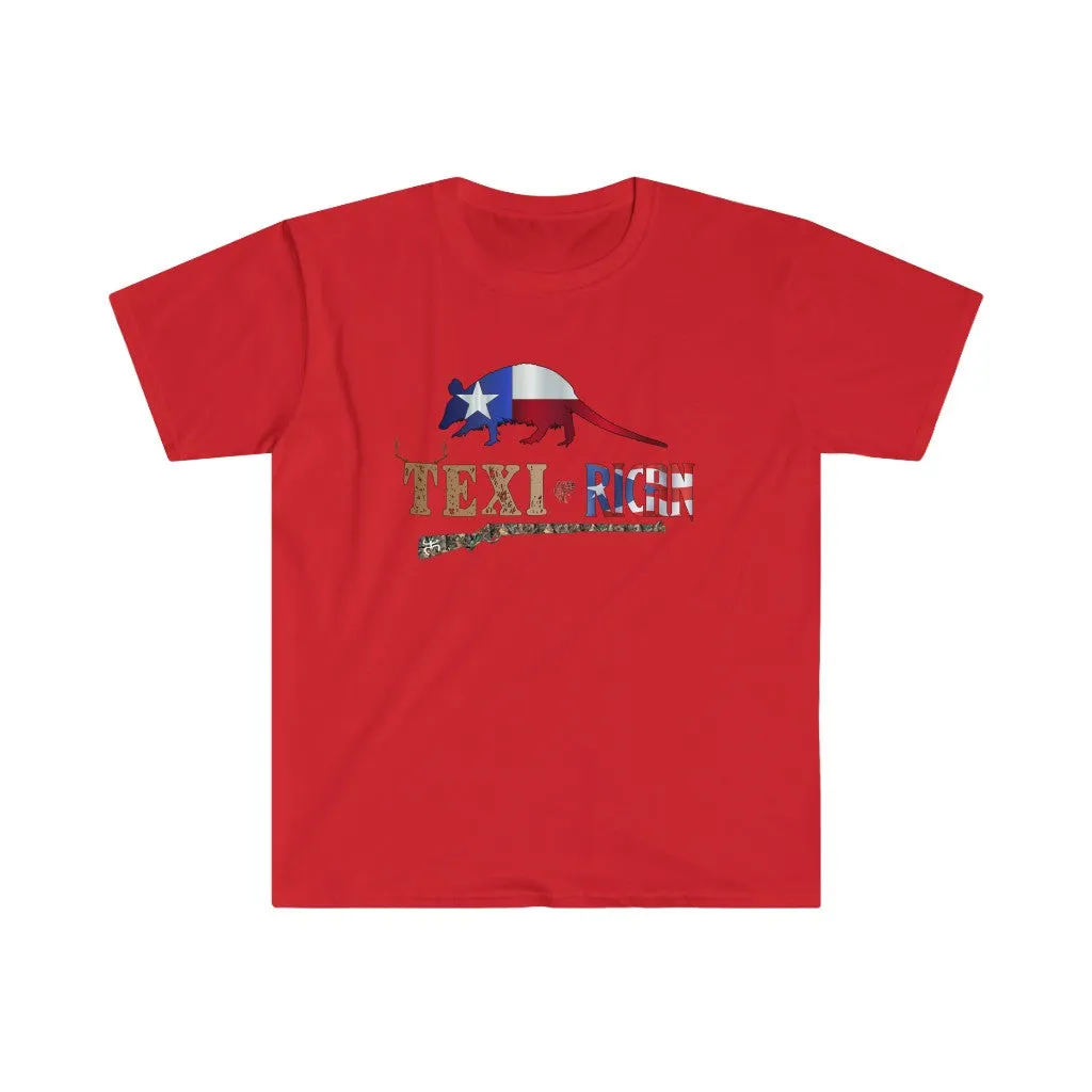 Armadillo Texi-Rican - Unisex Softstyle T-Shirt