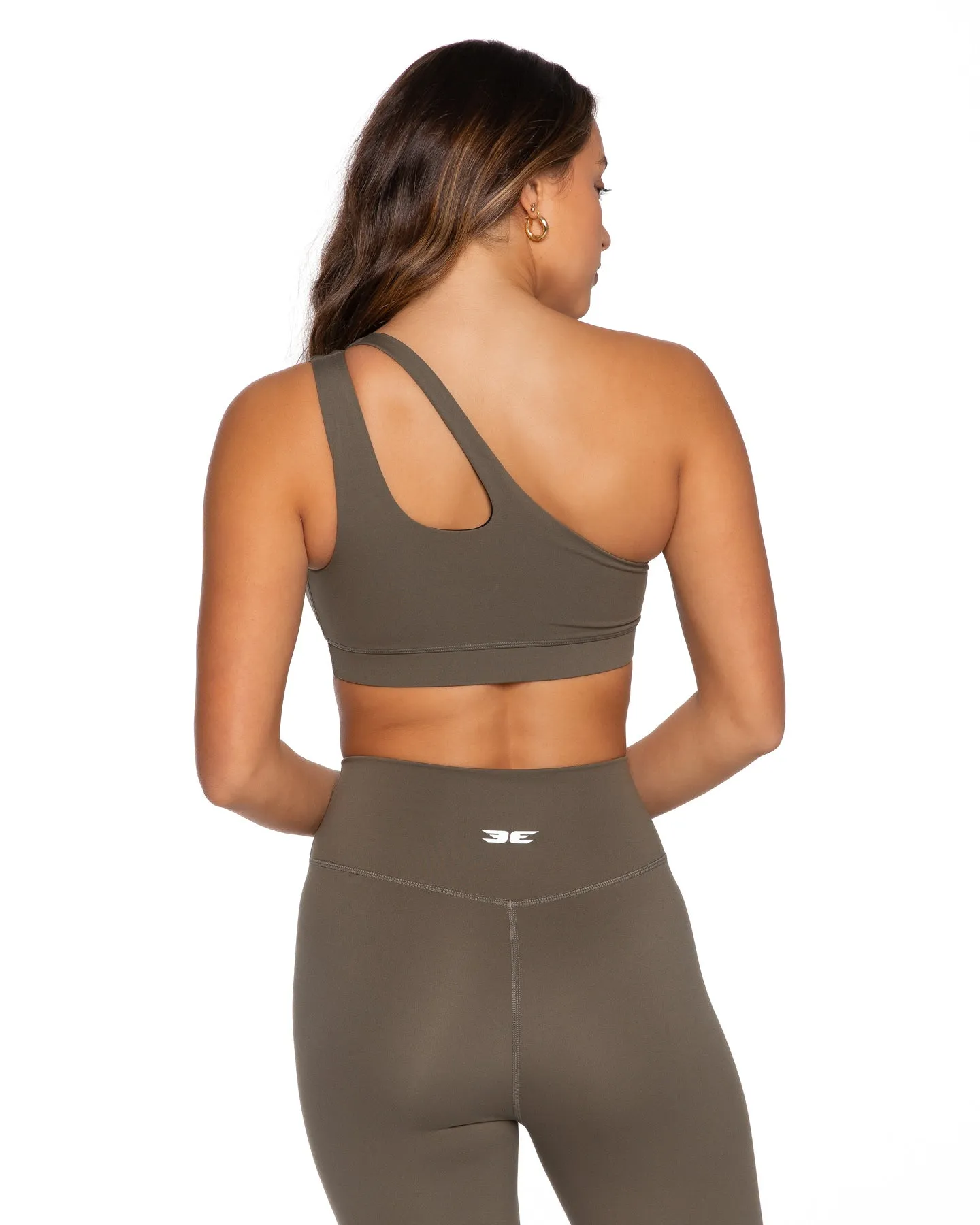 Asymmetric Bra - Dusty Khaki