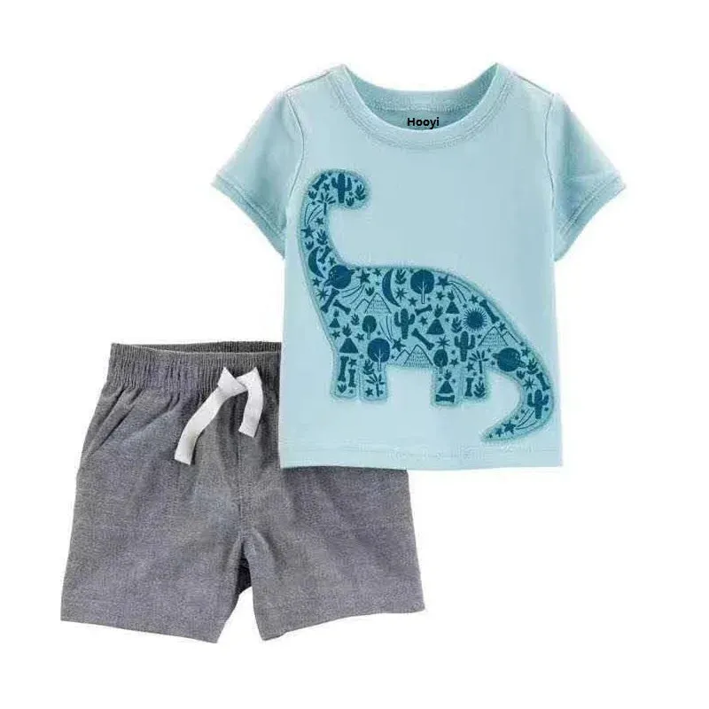 Baby Boy Camouflage Dinosaur Pajama Sleepwear Set