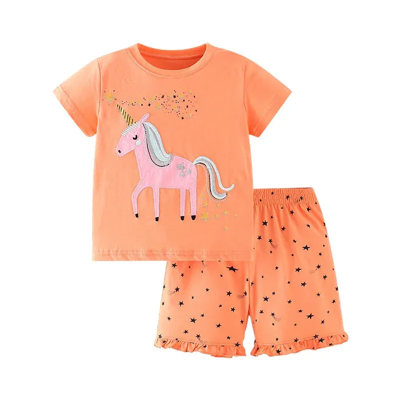 Baby Boy Summer 2024 Dinosaur Casual Clothing Sets