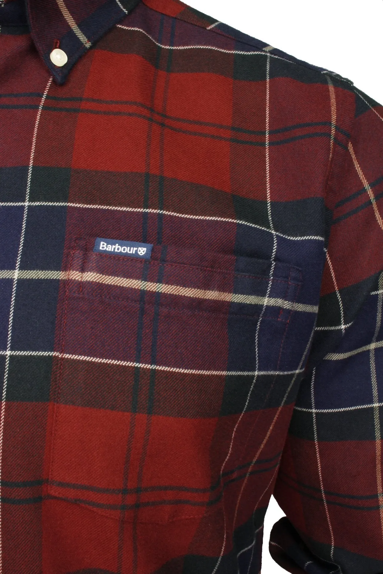 Barbour Mens 'Lutsleigh' Soft Tartan Check Shirt - Long Sleeved