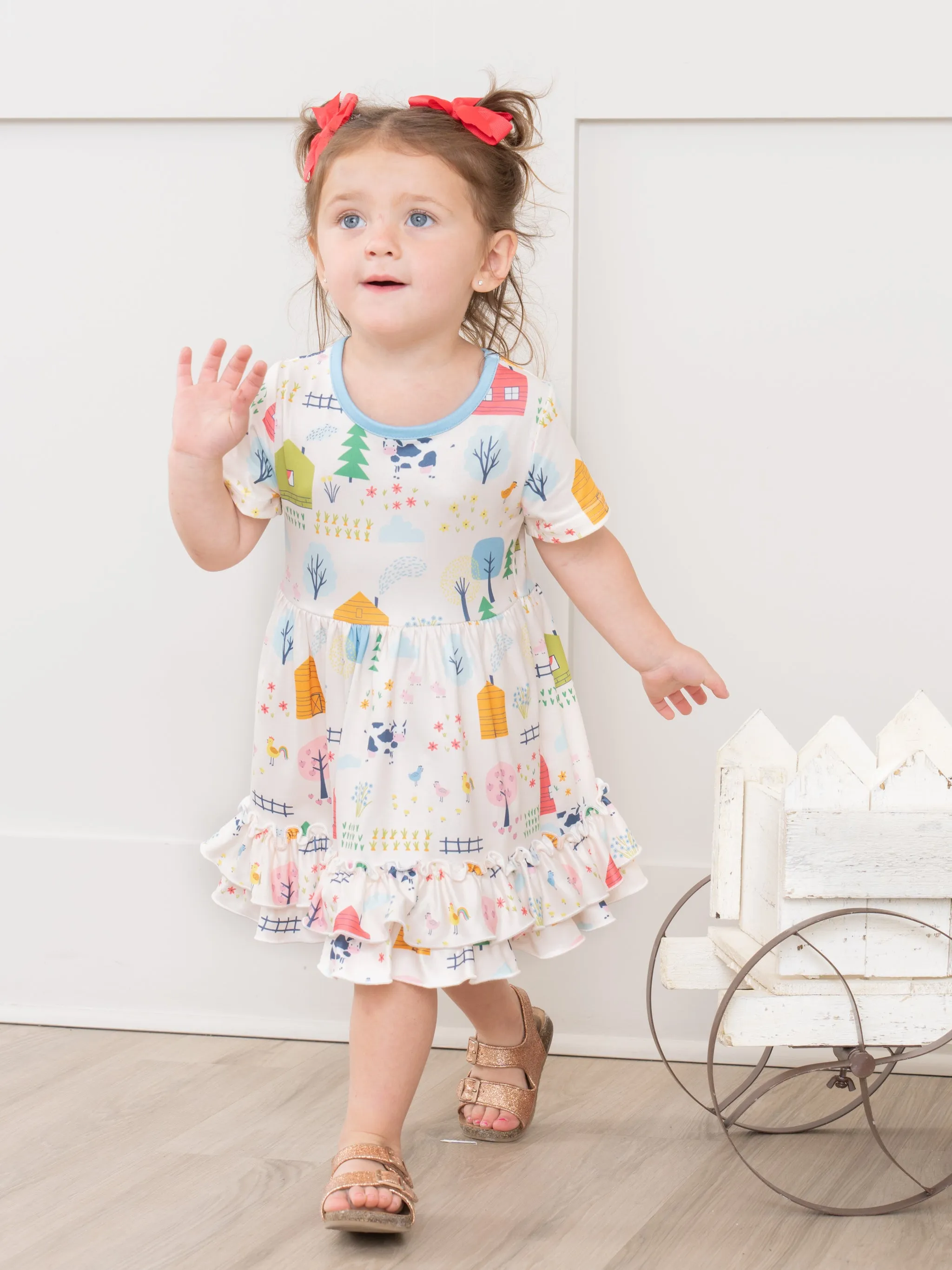 Barn Life Ruffle Dress