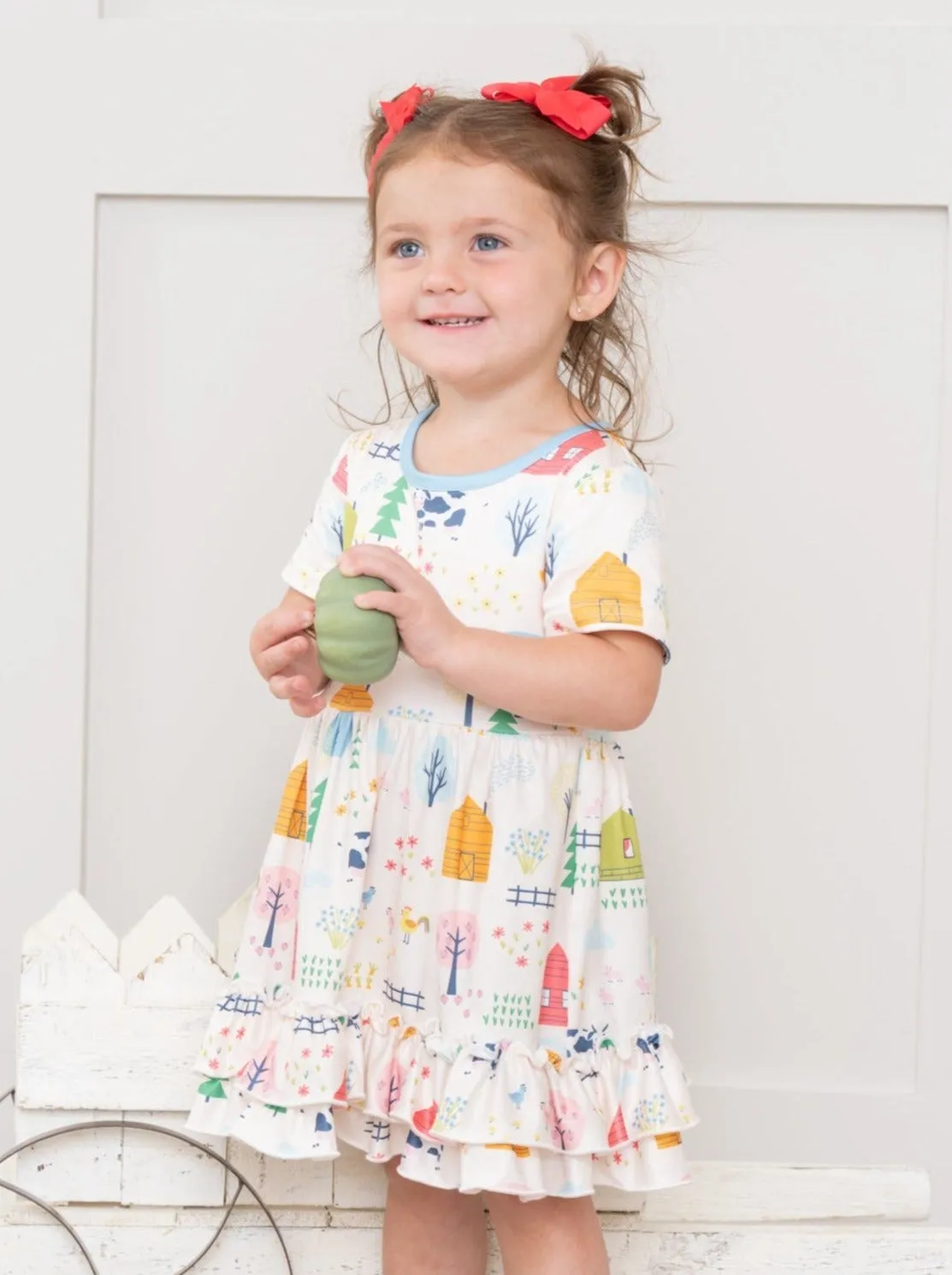 Barn Life Ruffle Dress