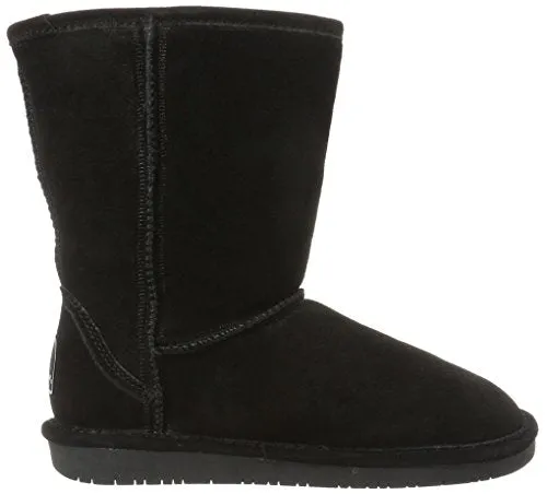 Bearpaw Emma Short Black  Sheepskin Comfortable Boots