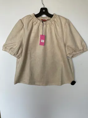 Beige Top Short Sleeve Thml, Size M