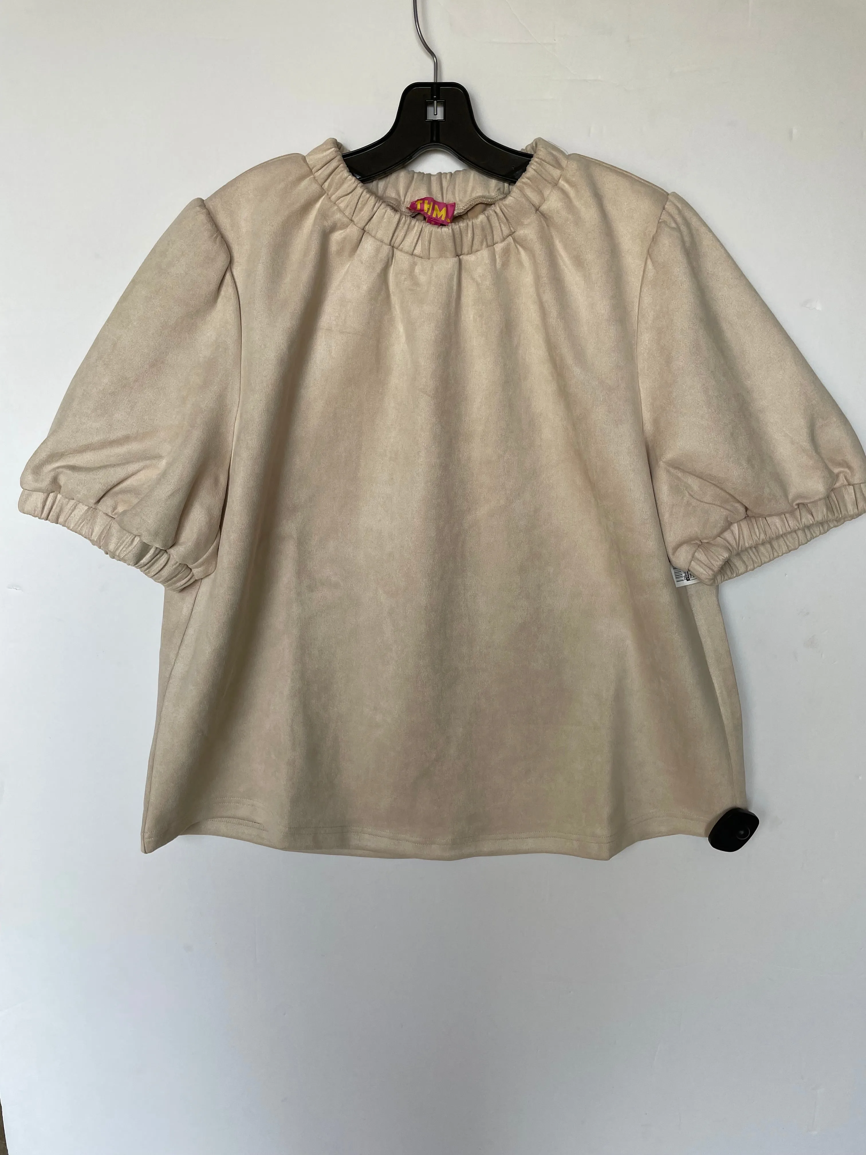 Beige Top Short Sleeve Thml, Size M