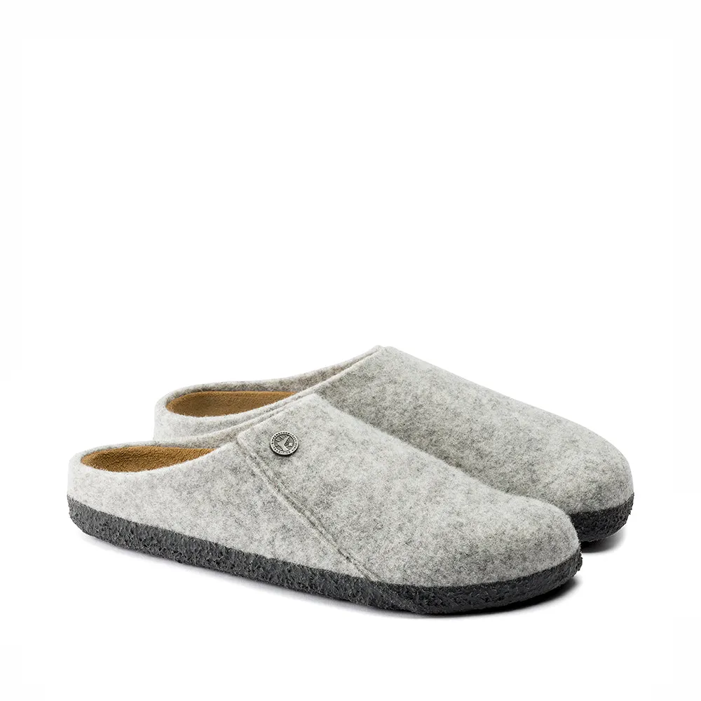 BIRKENSTOCK 1015080 ZERMATT LIGHT GREY WOOL FELT REGULAR