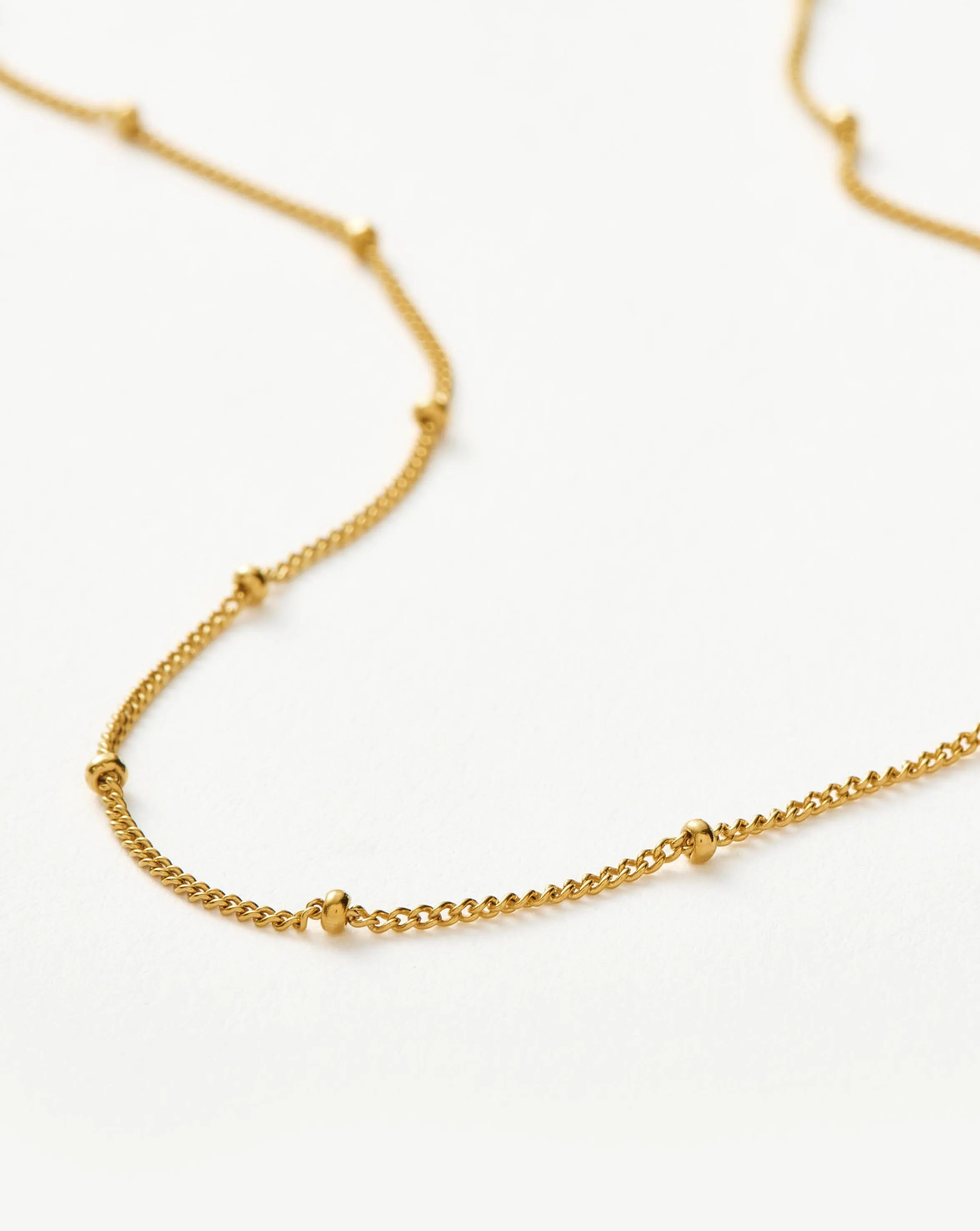 Bobble Chain Choker | 18ct Gold Plated Vermeil