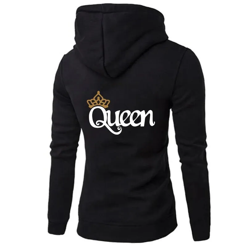 Boyfriend Girlfriend Casual QUEEN KING Pullover Hoodies