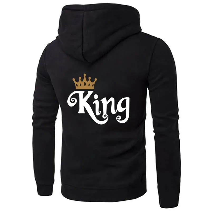 Boyfriend Girlfriend Casual QUEEN KING Pullover Hoodies