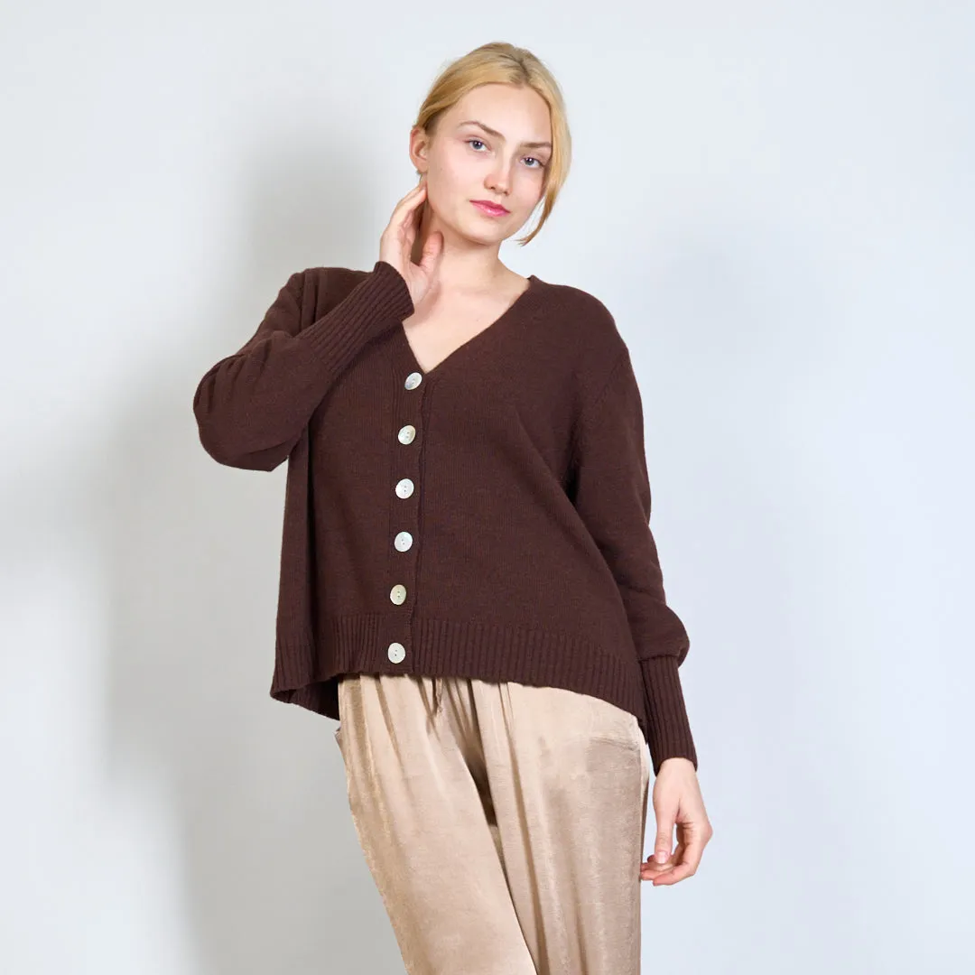 Button up cardigan wholesale