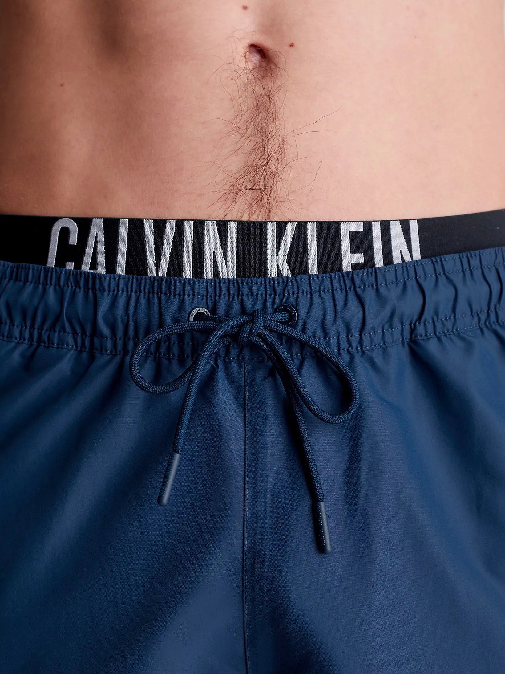 Calvin Klein Mens Double Waistband 'Intense Power' Swim Shorts