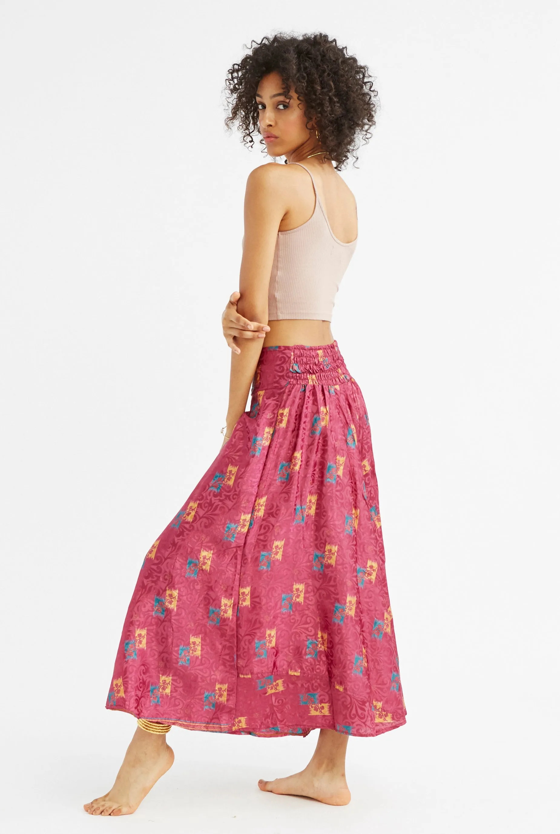 Camila Silk Skirt