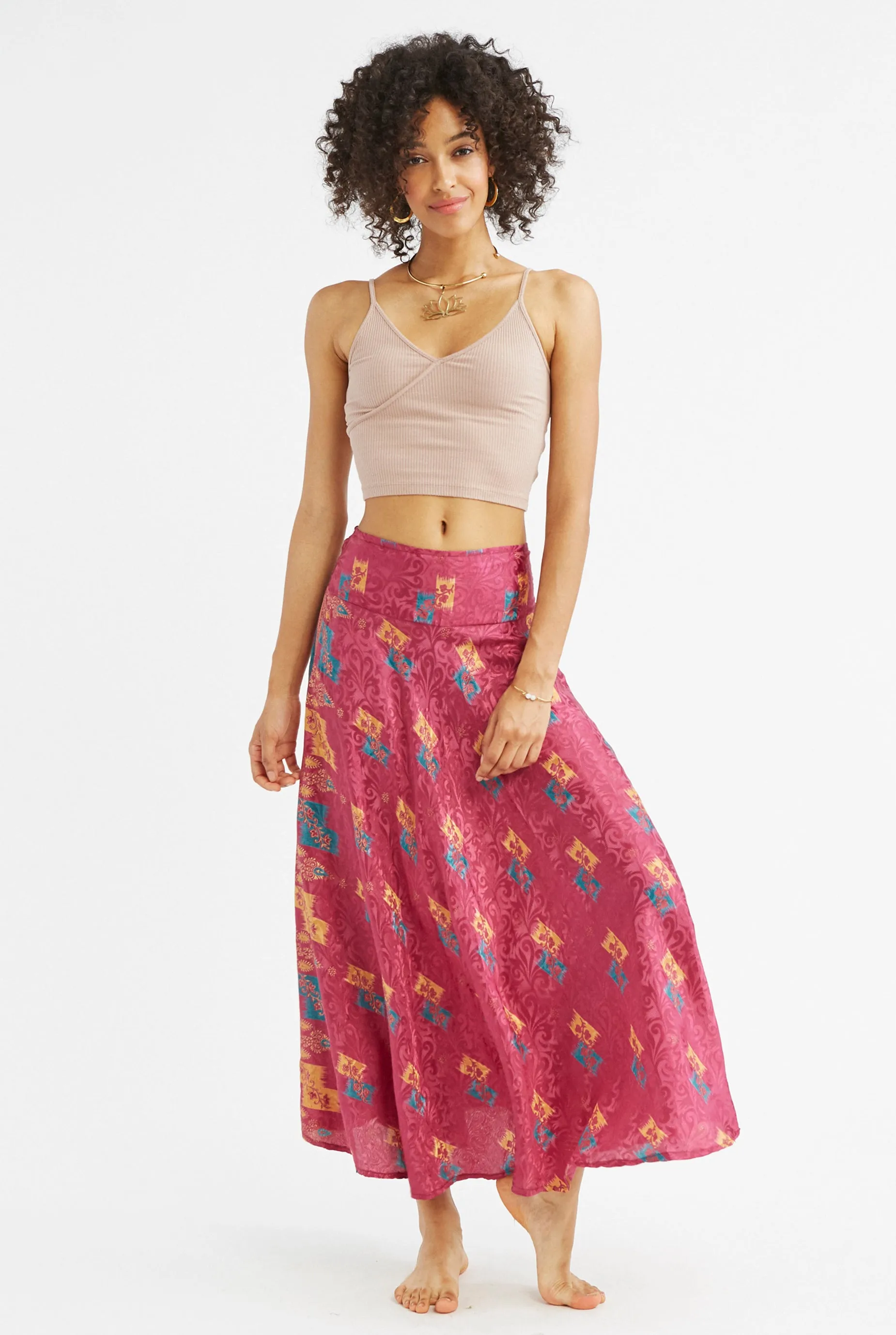 Camila Silk Skirt