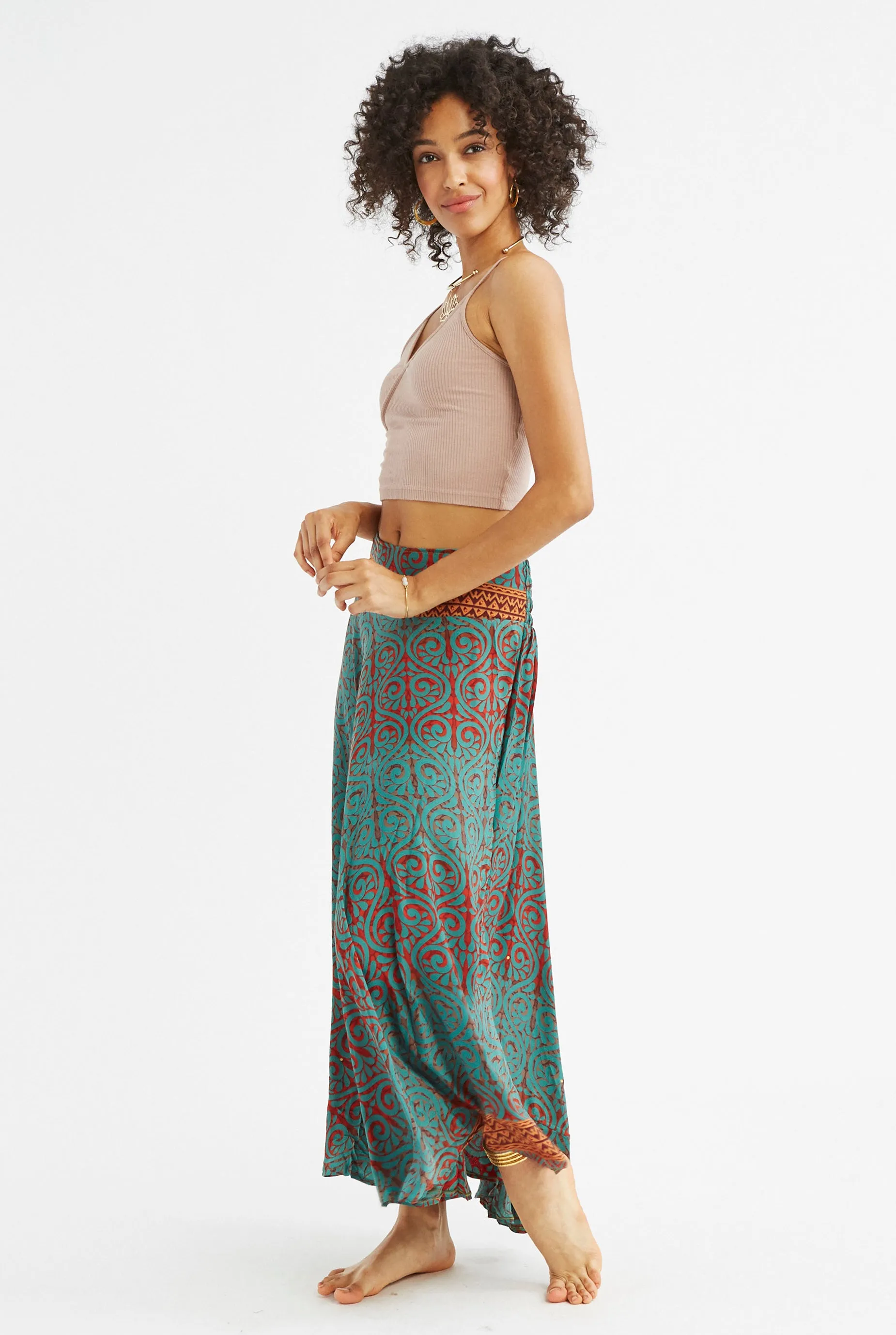 Camila Silk Skirt