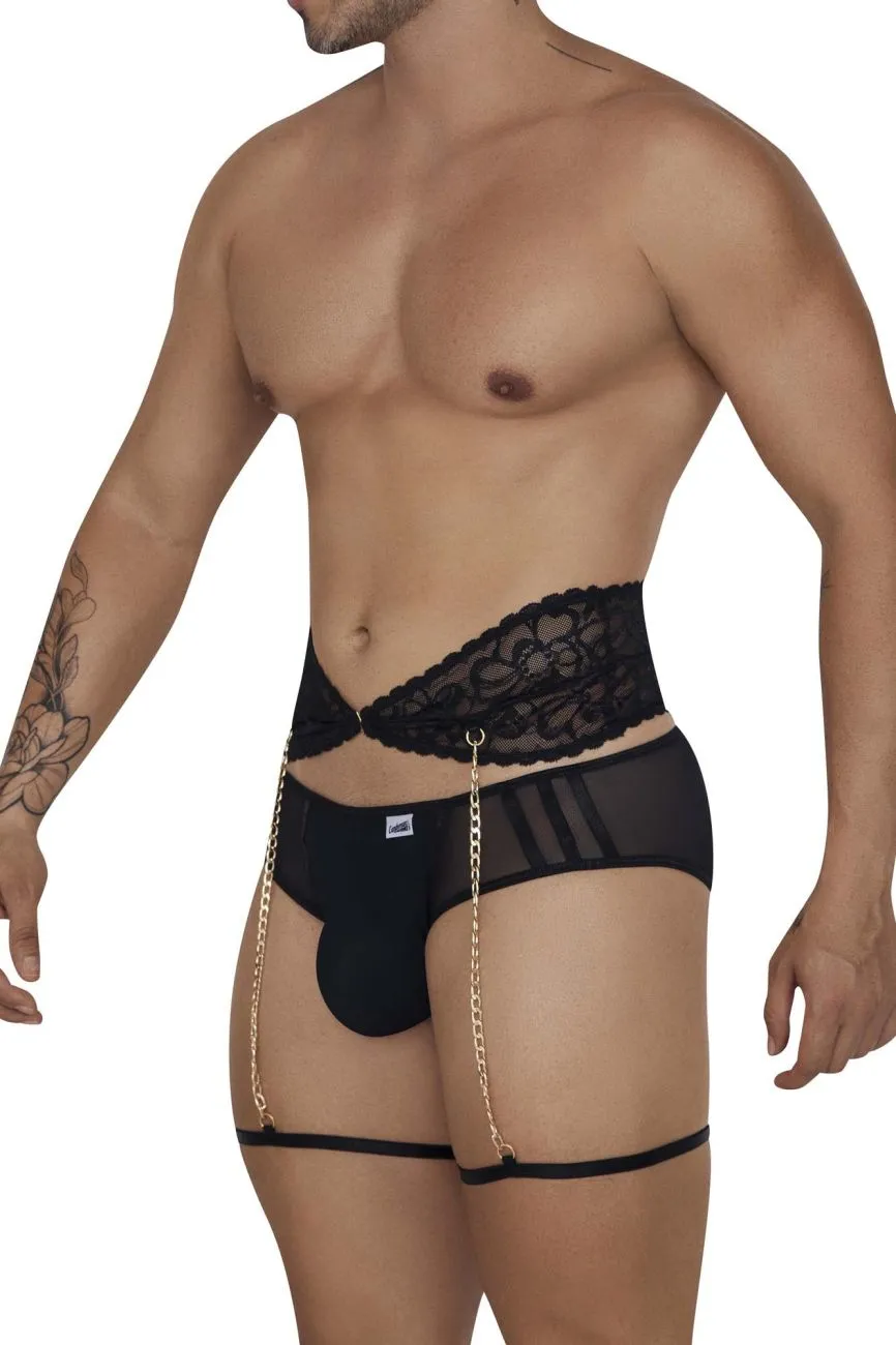 CandyMan Garter Briefs Two Piece Set