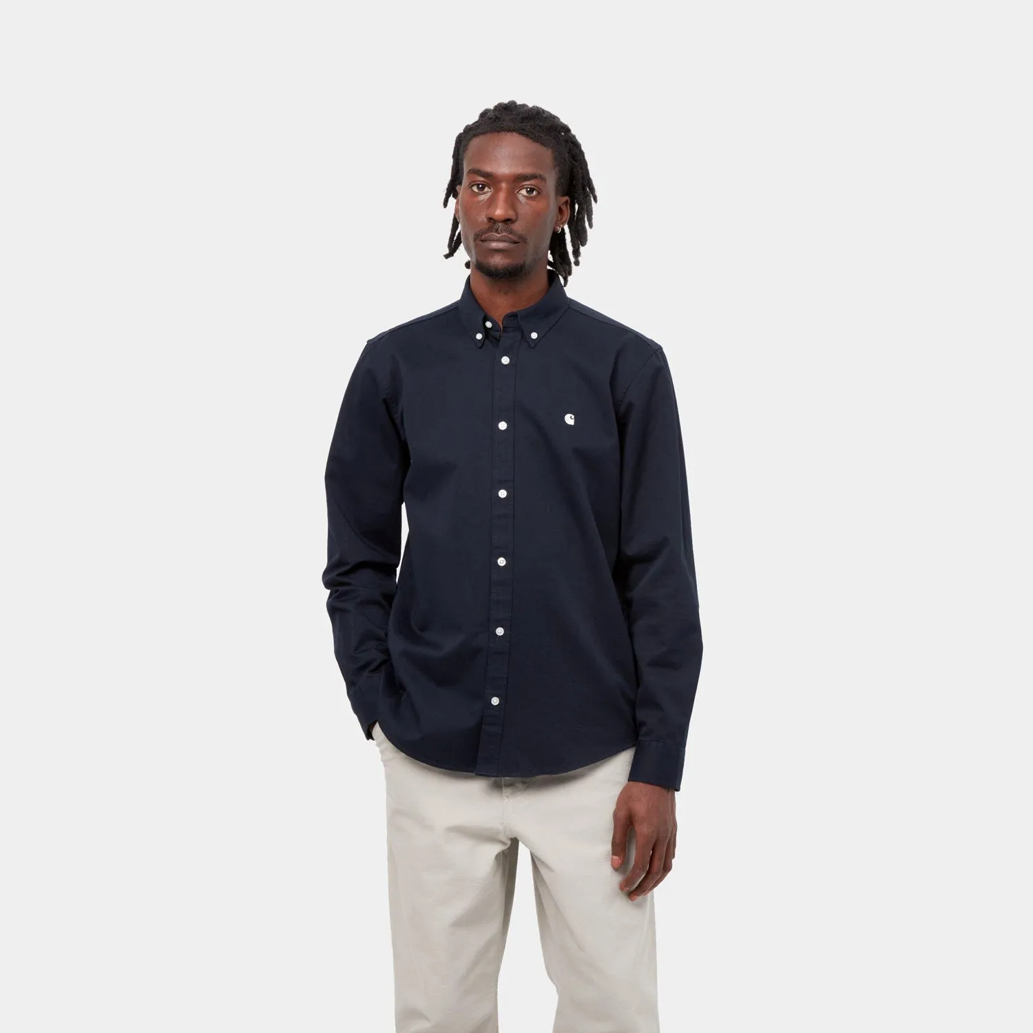 Carhartt L/S Madison Shirt - Dark Navy/Wax