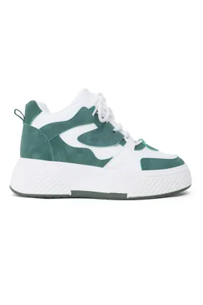 CHUNKY SNEAKERS-WHITE-GREEN