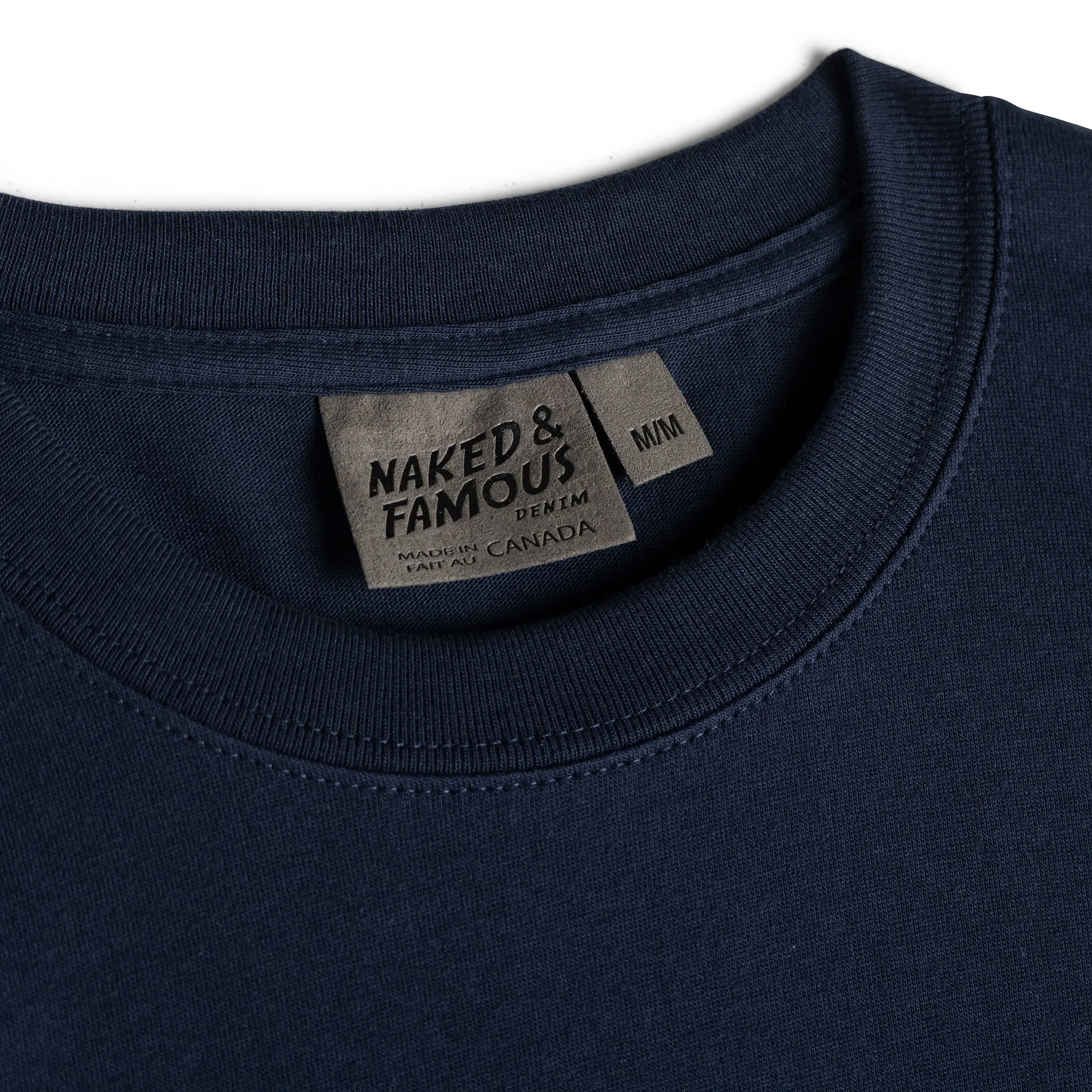 Circular Knit T-Shirt - Solid Navy