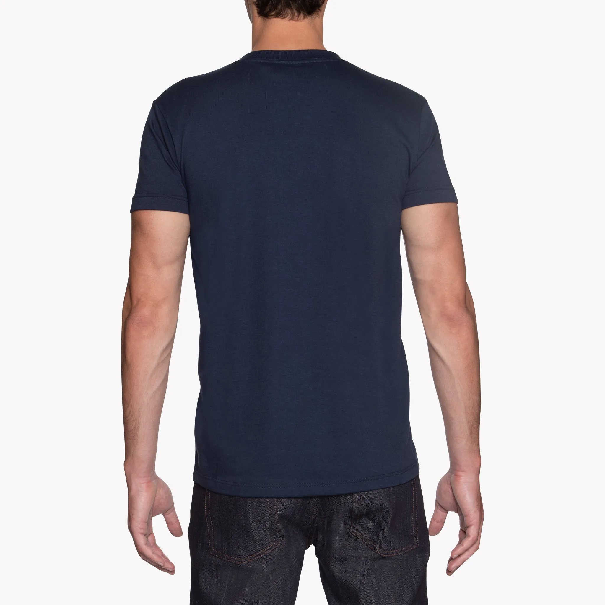 Circular Knit T-Shirt - Solid Navy