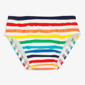 Clearance swim diaper in rainbow stripe