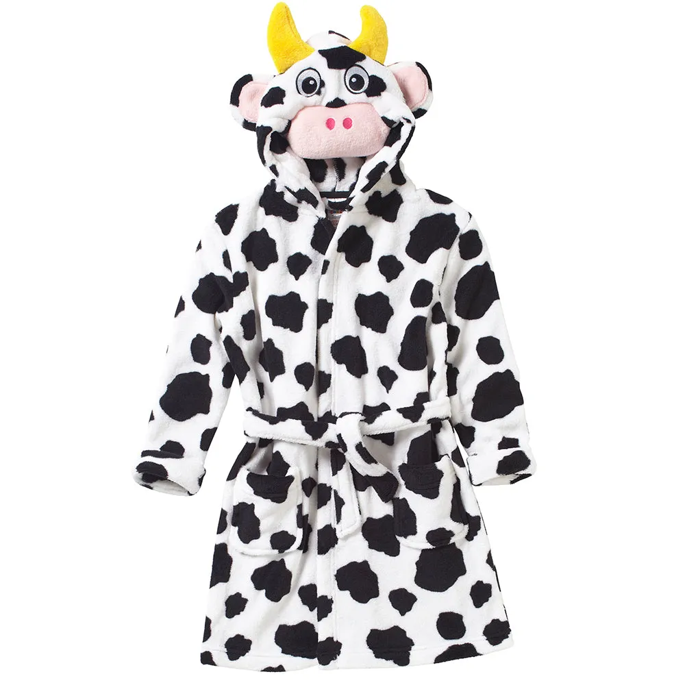 Cow Black & White Dressing Gown Robe