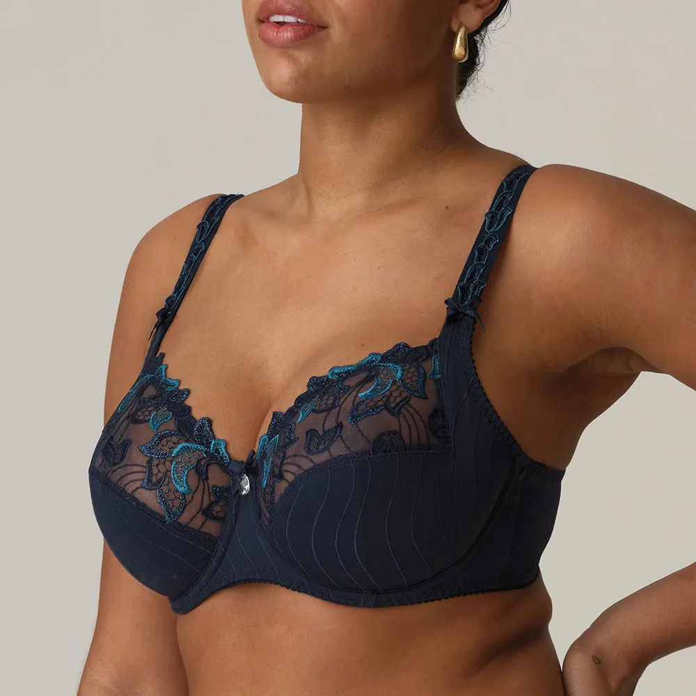 Deauville Velvet Blue Full Cup Bra