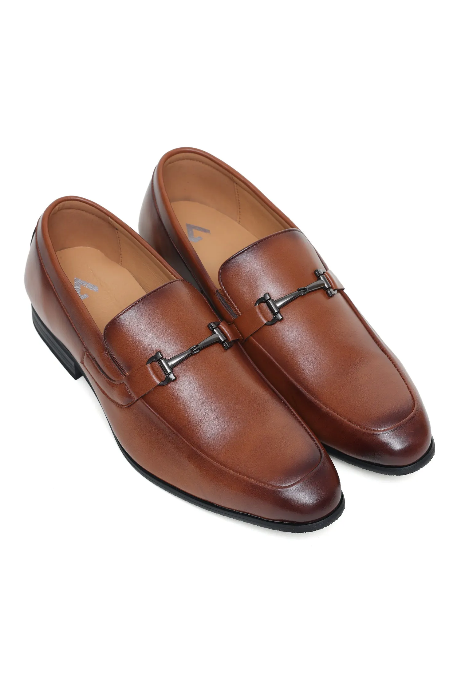 ELEGANT BIT LOAFERS-BROWN