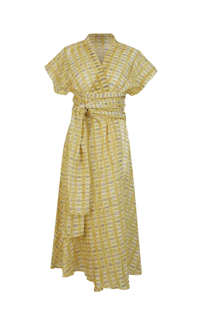 Essaouira Rito Dress in Yellow - Romualda