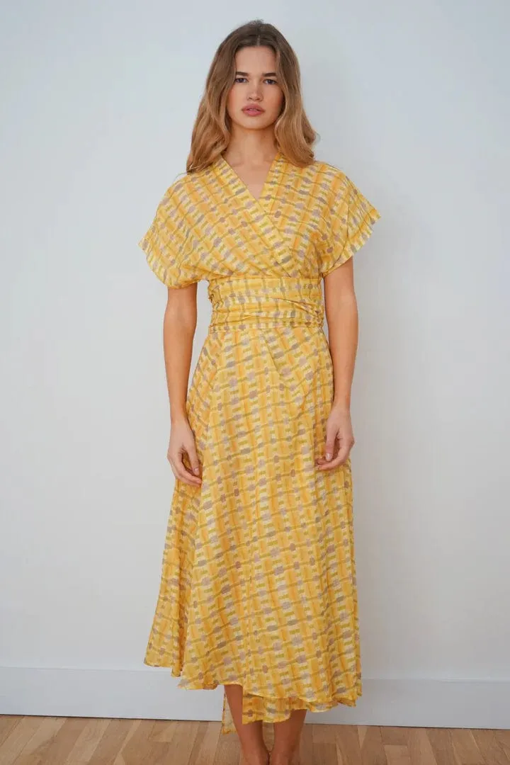 Essaouira Rito Dress in Yellow - Romualda