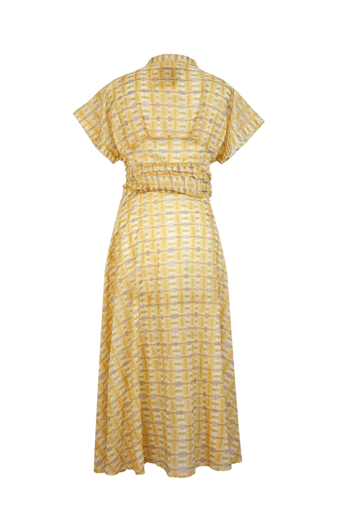 Essaouira Rito Dress in Yellow - Romualda