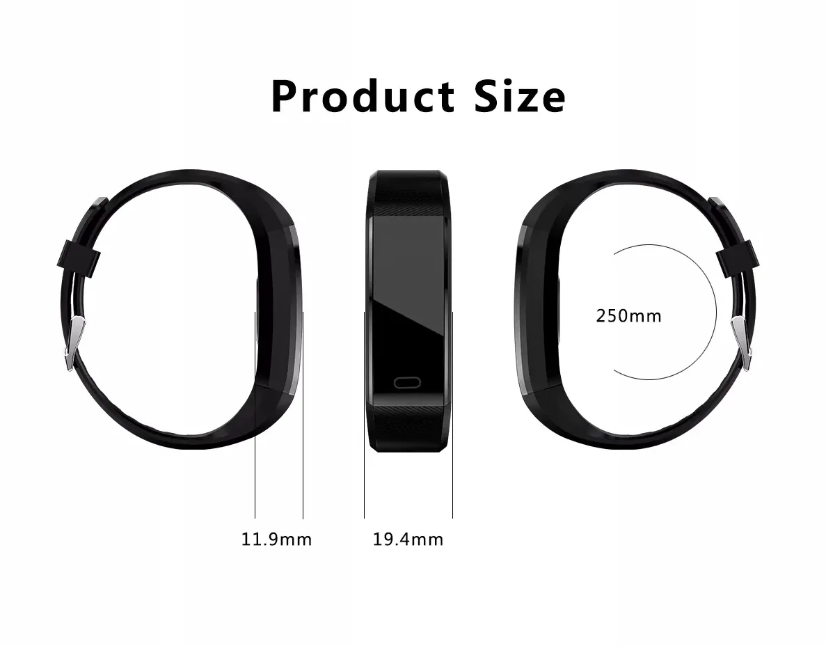 FitSmart Watch: Heart Rate & BP Monitor for Men and Women