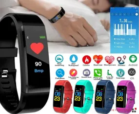 FitSmart Watch: Heart Rate & BP Monitor for Men and Women