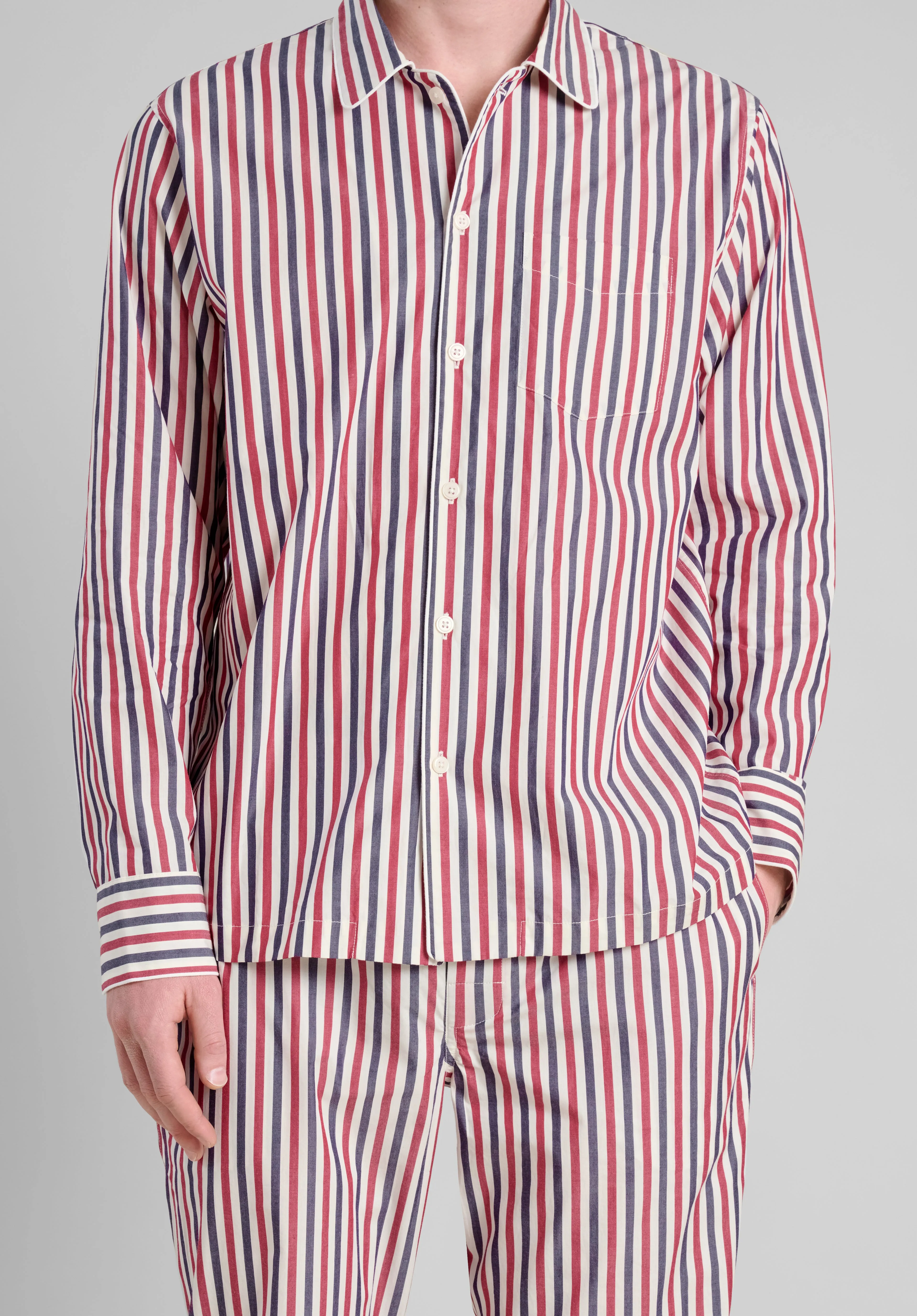 Henry Pajama Set in Americana Stripe