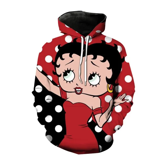 Hoodies Anime Cartoon Sexy Girl 3d Printed Sweatshirt Men Women Fashion Oversized Hoodie Harajuku Streetwear Clothing