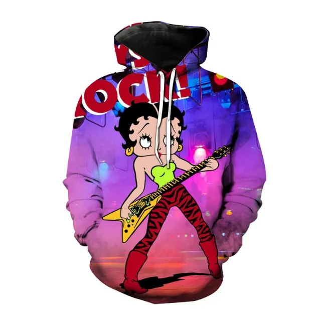 Hoodies Anime Cartoon Sexy Girl 3d Printed Sweatshirt Men Women Fashion Oversized Hoodie Harajuku Streetwear Clothing